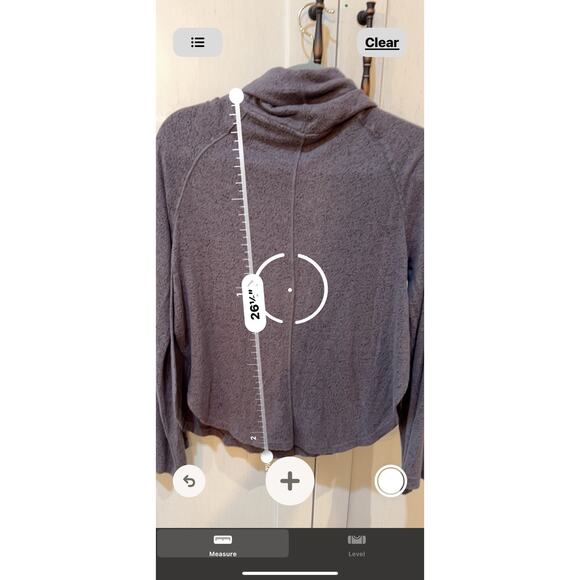 gilligan o'malley Lounge Top Cowl Neck Gray Long Sleeved XS Target - Picture 7 of 8